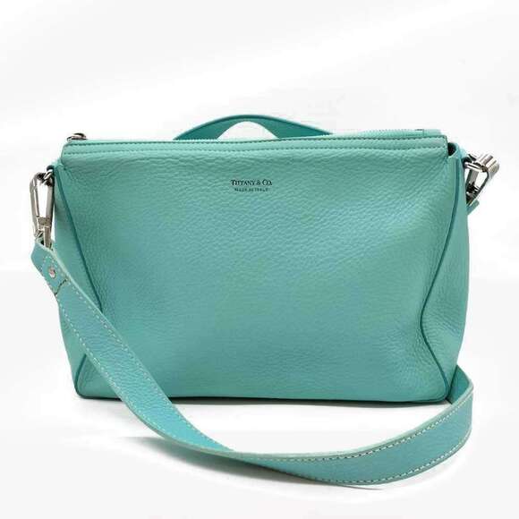 TIFFANY Handbags - Tiffany & Co. shoulder bag in blue leather